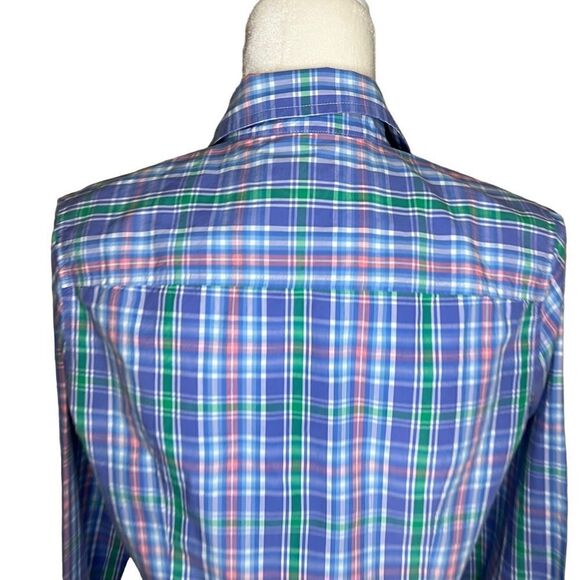Vineyard Vines Pastel Plaid Long Sleeve Button Down Shirt. Sz 6 Great Condition - Picture 5 of 13